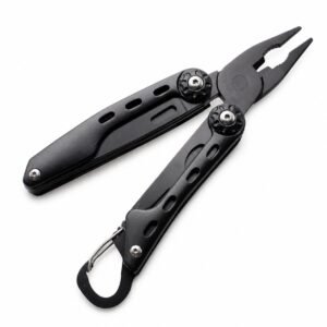 Tragbare Multitool-Messerzange, Stahl-Klappzange, Messer, Outdoor-Multifunktionszange