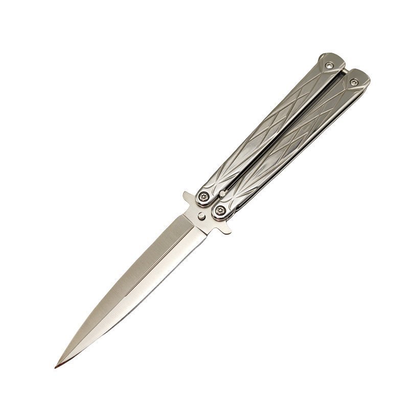 24738542a9267984a67f890ccd28714.jpg Doppelschneidiges Butterfly-Messer, UK-Silber