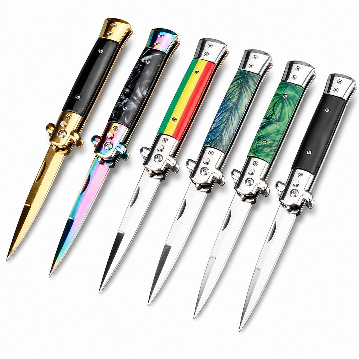 44559-main-white-clean Tragbares Outdoor-Klappmesser im Stiletto-Stil – Mehrzweck-Schnappmesser