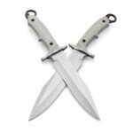 Rambo MK9 Stone Washed A8 Stahlmesser mit feststehender Klinge